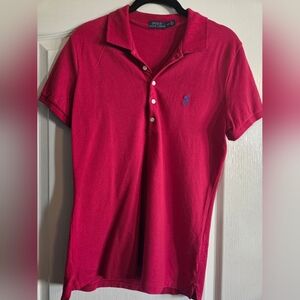 Polo by Ralph Lauren Red Button Down Shirt